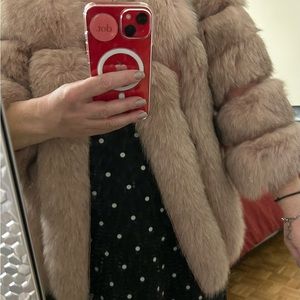Fox fur jacket